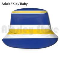 Everton Blue White Yellow Colours Bar Design Bucket Hat Adult kid baby Beach Sun Hats Everton Scousers Toffees