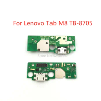1pcs USB Charging Port Charger For Lenovo Tab M8 TB-8705F TB-8705N TB-8705 Base Connector Replace Part.