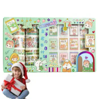 Washi Tape Cute Washi Tape Cartoon Anime Design 10 Roll Duct Tape Sticker Gift Box With Stickers For Scrapbooking Bible