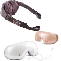 【tokuyo】肩頸鬆PLUS肩頸按摩器+煥眼冷熱眼部氣壓按摩器(TH-535+TS-183)