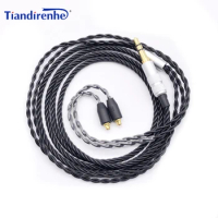 New 4-strand twisted MMCX for headphone cable for Shure SE215 UE900 SE315 SE535 SE846 SE846 and other models