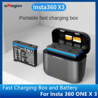 Insta360 X3 Fast Charging Box and Battery For Insta 360 ONE X3 Charger Hub 2 Ways Accessories