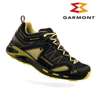 GARMONT Gore-tex低筒越野健走鞋9.81Trail 黑黃色