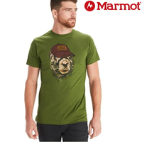 Marmot Marmot Trucker 男款 有機棉短袖上衣 M12567 19170 綠灰【LOGO T 合購優惠】