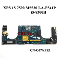 AAM00 LA-F541P For dell Precision 5530 XPS 7590 Laptop Motherboard Mainboard with i5-8300H CN-0YWFR1 YWFR1 Mainboard