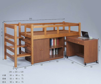 【尚品家具】SN-326-1 中高床 / 書桌 / 衣櫃 / 開放書櫃