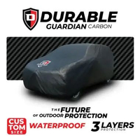 Durable Cover Mobil Guardian Fiat 500c 850 Sedan 3 Layer Waterproof Fiat 850 Sedan Black