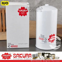 Filter Oli Nissan PK215 Turbo FE6T PKD211 CWA211 Saringan Oli SAKURA C-6102 15208-Z9007