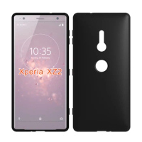 black matte Skid-proof Soft TPU Transparent Silicone Clear Case Cover for Sony Xperia XZ2