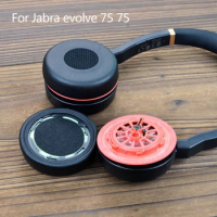Soft Protein Leather Ear Pads For Jabra evolve 75 75+ Headphone Memory Foam Ear Cushions EarPads Replacement