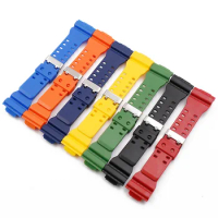 Watch Accessories Rubber Strap Men's Pin Buckle Resin Watch Strap Suitable for Casio G-shock GD120 GA100 GA110 GA400 watch bands