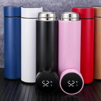 WLS Termos Suhu LED Thermos Temperature LED Botol Minum Stainless Steel
