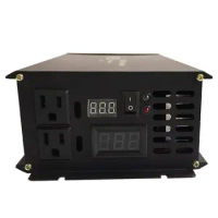 3000W Solar Inverter 24V to 220V Pure Sine Wave Inverter Battery Voltage Converter 12V/48V DC to 110/120V/240V AC Remote Control