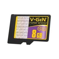 Micro SD V-GeN Turbo 8GB, 16GB, 32GB, 64GB, 128GB, 256GB Original - Resmi 8GB +Adapter