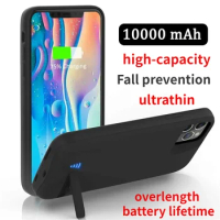 10000mAh External Battery Charger Case for IPhone 7 8 6 6S Plus Charging Case for IPhone X XS XR 11 12 13 14 15 Power Bank Cover