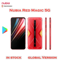 Global ROM Official Nubia Red Magic 5G Gaming Phone Snapdragon 865 8G 128G 4500mAh 144Hz AMOLED WIFI 6 64.0MP 6.65inch
