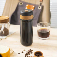 Portable Heating Coffee Machine Wireless Electric Coffee Maker fit Nespresso Capsule Powder &amp; French Press Pot for Car