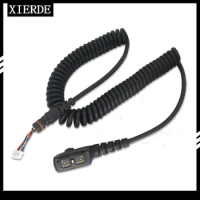 XIERDE Walkie Talkie Cable for Hytera PD780 PD702 PD700G PD782G UL913 PD752 PD705 PD705G PD785 radio SM18N2 microphone cable