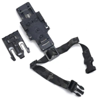 Modular Pistol Holster Adapter Drop Leg Band for Tactical Military Hunting Airsoft Quick Pull QLS System