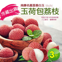 預購-築地一番鮮-南勝名產荔香白玉 玉荷包荔枝(3斤)