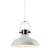 โคมไฟแขวนเหล็ก (E27x1) LUZINO รุ่น F8930 ขนาด 30 x 30 x 26 ซม. สีขาว