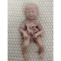 9" inches Mini Baby Reborn Dolls kit Zane Unpainted Bebe Parts DIY Blank Reborn Doll Kit
