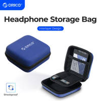 ORICO Headphone Case Bag Hard Accessories Waterproof Storage Bag Organizer For USB Cable Charger SD TF Cards