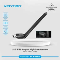 Vention Wireless USB Adapter Dongle WiFi+Bluetooth Dual Band Antena 2.4GHz/5GHz Wifi