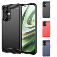 For Cover OnePlus Nord CE 3 Case For OnePlus Nord CE 3 Coque New Carbon Fiber Soft TPU Cover One Plus OnePlus Nord CE 3 Fundas