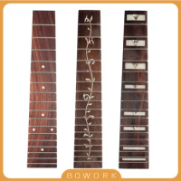 23 Inch 4-String Ukulele Fretboards Concert Uke Hawaii Guitar Ukulele Fingerboard Rosewood 17 Frets W/Different MOP Style Inlay