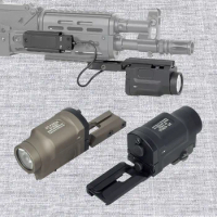 Tactical Metal Zenitco New AK-SD KLESCH-2U Weapon Gun Flashlight AK47 AK74 LED Strobe Hunting Airsoft Rifle Light Fit 20mm Rail
