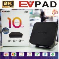 [Genuine] EVPAD 10P JP Korea tv box USA 2024 hot sell Asia Japan CA set top box 4G64G EVPAD10S 2G32G update from EVPAD 6P tv box