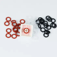 Cherry MX Rubber O-Rings Switch Dampeners Black Claret Transparent Cherry MX Keyboard Dampers Keycap O Ring Replace Part 120PCS