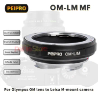 PEIPRO OM-LM Lens Adapter Converter for Olympus OM lens to Leica M camera