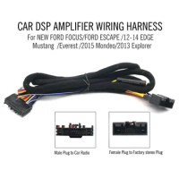 Car DSP Amplifier wiring harness for For NEW FORD FOCUS/FORD ESCAPE /12-14 EDGE/Mustang /Everest /2015 Mondeo/2013 Explorer