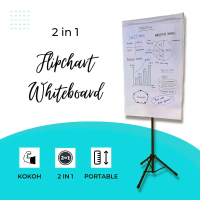 PAPAN TULIS FLIPCHART FLIP CHART PORTABLE BERDIRI PRESENTASI WHITEBOARD STANDING