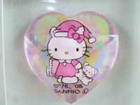 【震撼精品百貨】Hello Kitty 凱蒂貓 KITTY立體小貼紙-睡覺 震撼日式精品百貨