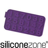 【Siliconezone】施理康耐熱矽膠數字巧克力模-紫色(OM-11860-AA)