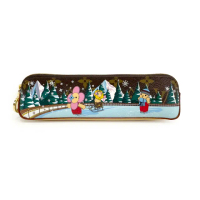 【Louis Vuitton 路易威登】GI0947 限量聖誕Ice Skating Xmas Elizabeth 筆袋(棕色)