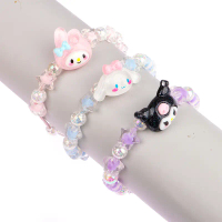 Cinnamorol kuromi của tôi giai cấp phi thị tình dễ thương pha lê vài dòng eo tay Anime đồ chơi cho c
