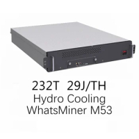 MicroBT New WhatsMiner M53 Hydro 232TH/s 6670W to 6902W Water Cooling Asic Miner Ready Stock in Shenzhen Fast Shipping