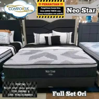 Full Set Ori . Springbed Comforta Neo Star ( Divan Comforta Star + sandaran Alto ) 90 / 100 / 120 /
