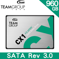 TEAM 十銓 CX1 960GB 2.5吋 SATAIII SSD 固態硬碟