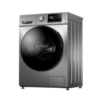 large capacity intelligent 10 kg variable frequency full automatic front load washing machine with hot dry 2 in 1