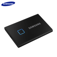 Samsung SSD T7 Touch Type-C USB External Disk Hard Drive Solid State Disk 2TB Portable Fingerprint PSSD for Laptop Desktop