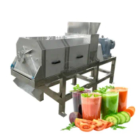 Single Spiral Fruit Juicer Screw Extractor Filter Vegetable Fruits Cactus Tomato Press Crusher Squeezing Machine for Sale