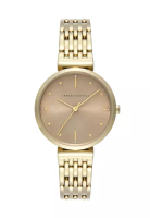 Armani Exchange Armani Exchange Women's Analog Watch ( AX5916 ) - Quartz, Gold Case, Round Dial, 16 