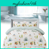 Premium Polyester Cotton Camping Bed Linen For 66ft Bed With Soft Touch