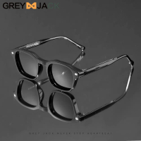 Grey Jack Kacamata Hitam Sunglasses Anti UV 400 Model Kotak TR+Metal Ringan Fashionble Unisex 8206
