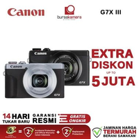 BKP Canon PowerShot G7X Mark III Garansi Resmi Silver